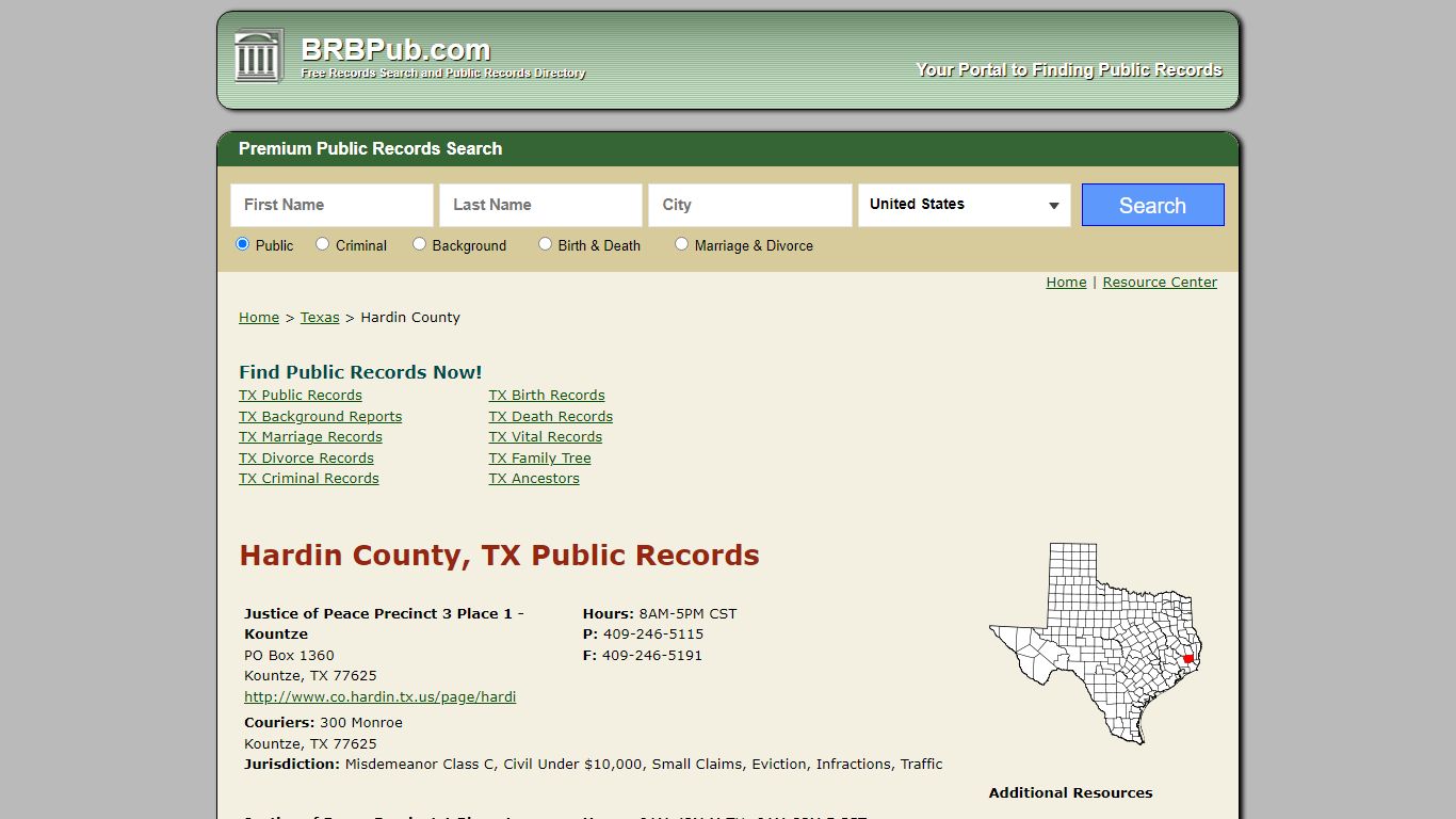 Hardin County Public Records | Search Texas Government ...